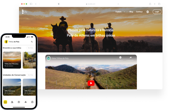 smarthphone and website mockup